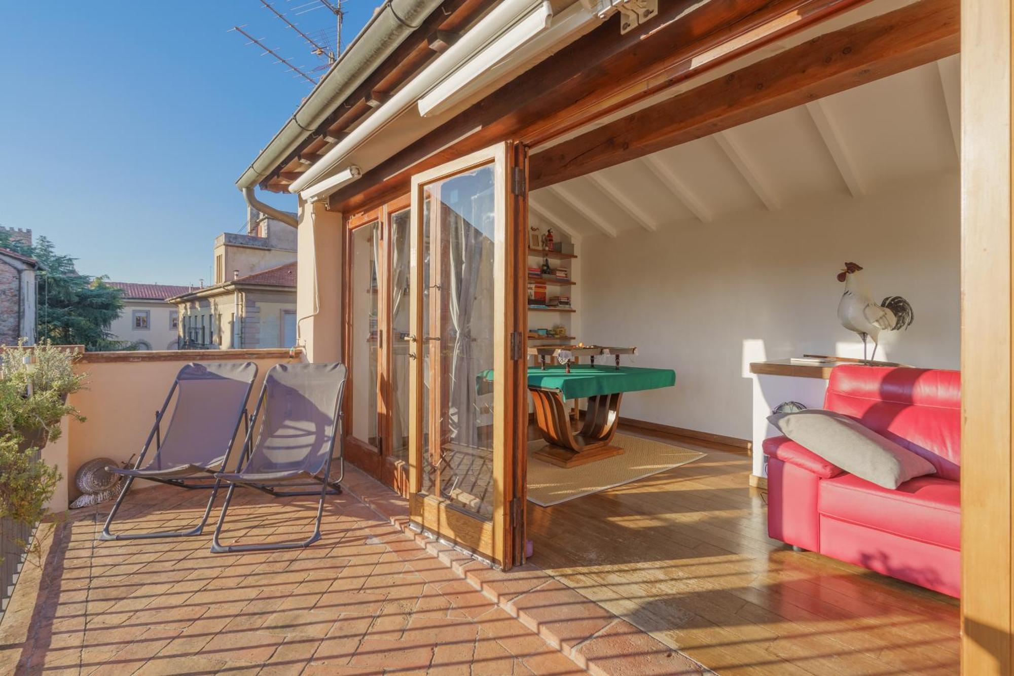 Terrazza Coccode' Spazioso Con Vista Mozzafiato! Lucca Eksteriør billede